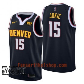 Denver Nuggets Trikot Nikola Jokic 15 2018-2019 Nike Navy Swingman - Kinder